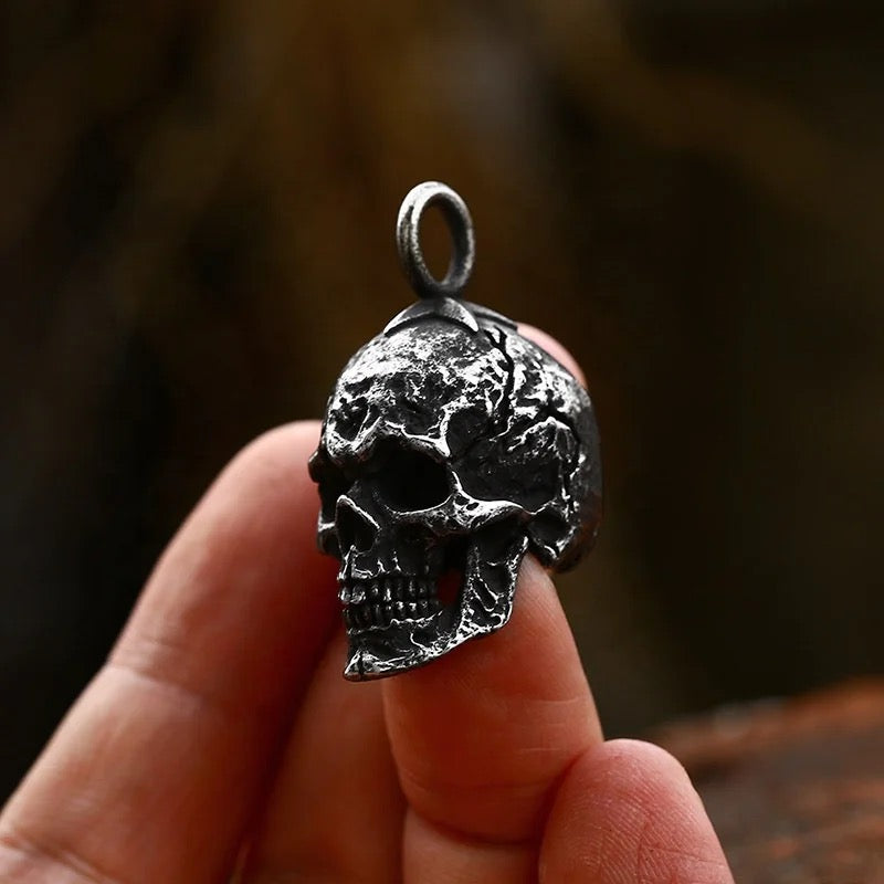 Dije Memento Mori (Incluye cadena de acero inoxidable)